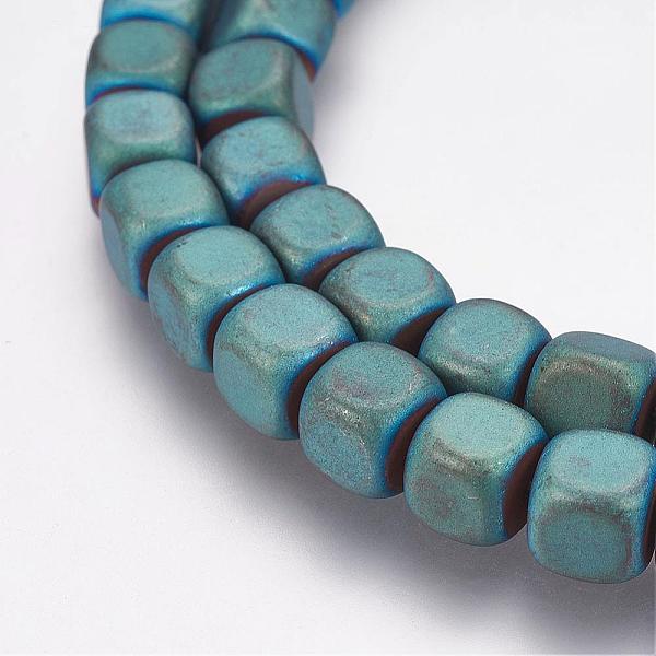 PandaHall Non-Magnetic Synthetic Hematite Beads Strands, Vacuum Plating, Cube, Frosted, Green Plated, 6x6x6mm, Hole: 1mm, about 66pcs/strand...
PandaHall Non-Magnetic Synthetic Hematite Beads Strands, Vacuum Plating, Cube, Frosted, Green Plated, 6x6x6mm, Hole: 1mm, about 66pcs/strand...