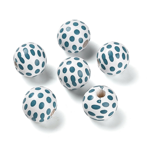 PandaHall Natural Wood European Beads, Ocean Series 16MM Printed lotus Beads, Large Hole Beads, Polka Dot, 16x15mm, Hole: 4mm Wood Polka Dot
PandaHall Natural Wood European Beads, Ocean Series 16MM Printed lotus Beads, Large Hole Beads, Polka Dot, 16x15mm, Hole: 4mm Wood Polka Dot