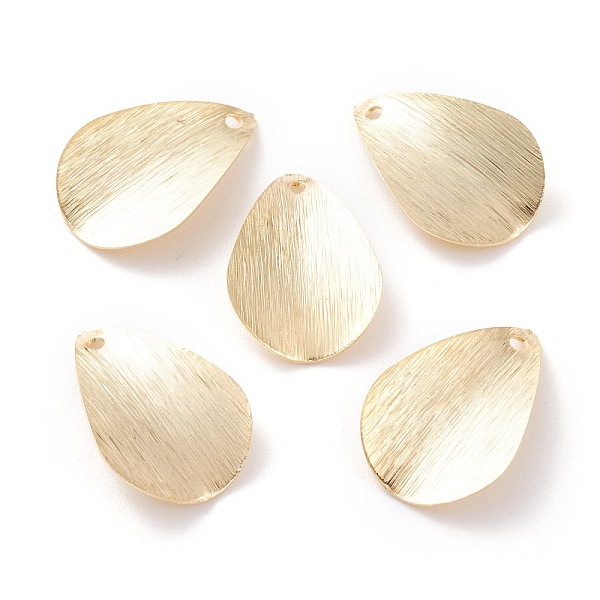 PandaHall Brass Charms, Teardrop, Real 24K Gold Plated, 20x13x2mm, Hole: 1.4mm Brass Teardrop
PandaHall Brass Charms, Teardrop, Real 24K Gold Plated, 20x13x2mm, Hole: 1.4mm Brass Teardrop