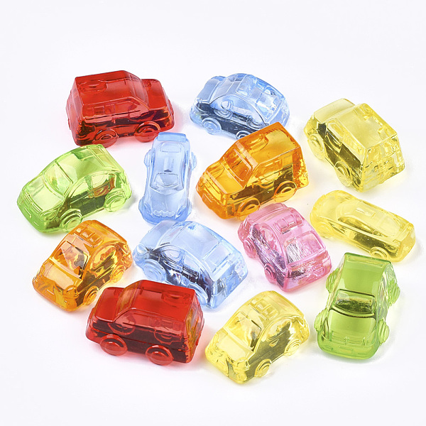 PandaHall Transparent Acrylic Beads, No Hole/UnDrilled, Car, Mixed Color, 12~20.5x31~35x17~23mm, about 70pcs/500g Acrylic Vehicle Multicolor
PandaHall Transparent Acrylic Beads, No Hole/UnDrilled, Car, Mixed Color, 12~20.5x31~35x17~23mm, about 70pcs/500g Acrylic Vehicle Multicolor