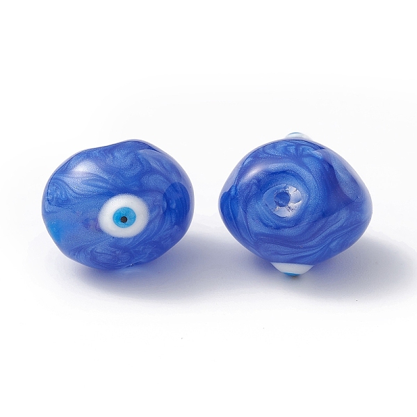 PandaHall Glass Beads, with Enamel, Oval with Evil Eye Pattern, Blue, 13x16.5x15.5mm, Hole: 1.4mm Glass Oval Blue
PandaHall Glass Beads, with Enamel, Oval with Evil Eye Pattern, Blue, 13x16.5x15.5mm, Hole: 1.4mm Glass Oval Blue