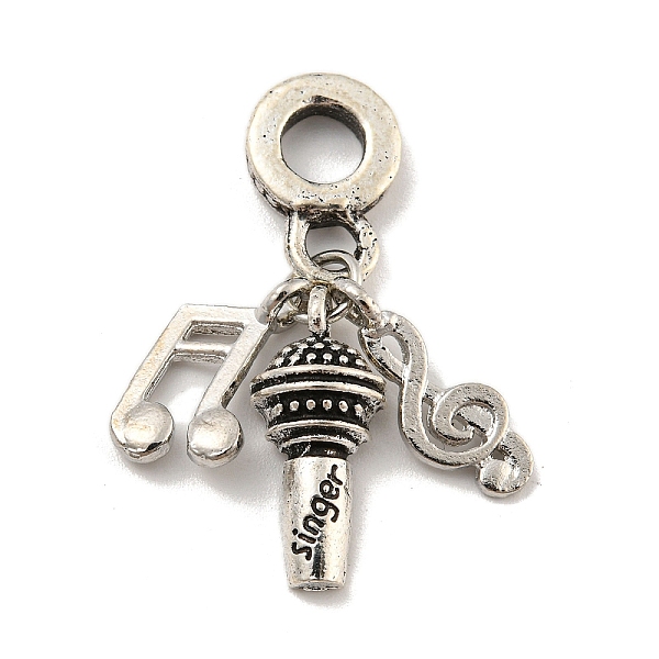 PandaHall Rack Plating Tibetan Style Alloy European Musical Note Dangle Charms, Large Hole Pendants, Cadmium Free & Nickel Free & Lead Free...
PandaHall Rack Plating Tibetan Style Alloy European Musical Note Dangle Charms, Large Hole Pendants, Cadmium Free & Nickel Free & Lead Free...