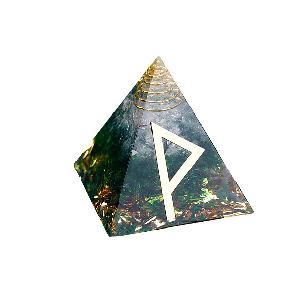 PandaHall Orgonite Pyramid Resin Display Decorations, with Brass Findings, Gold Foil and Natural Green Aventurine Chips Inside, for Home...
PandaHall Orgonite Pyramid Resin Display Decorations, with Brass Findings, Gold Foil and Natural Green Aventurine Chips Inside, for Home...