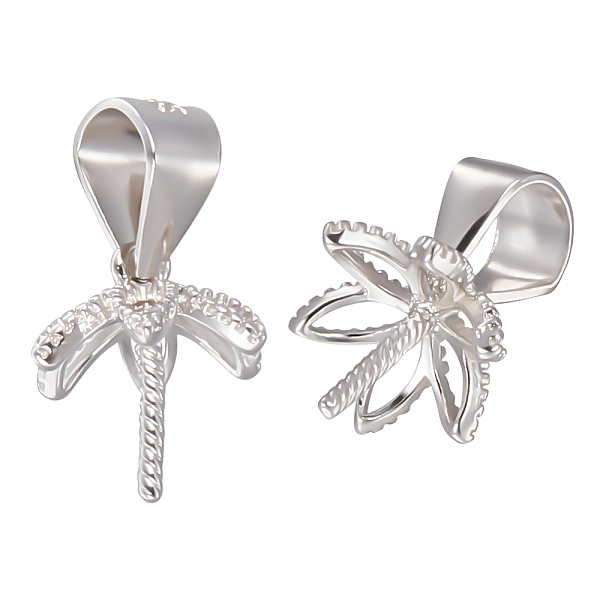 PandaHall Beebeecraft 4Pcs Sterling Silver Screw Eye Pin Cup Peg Bails, For Half Drilled Beads, Flower, Platinum, 7.5x7mm, Hole: 2.8x1.8mm...
PandaHall Beebeecraft 4Pcs Sterling Silver Screw Eye Pin Cup Peg Bails, For Half Drilled Beads, Flower, Platinum, 7.5x7mm, Hole: 2.8x1.8mm...