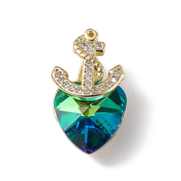 PandaHall Real 18K Gold Plated Rack Plating Brass Micro Pave Clear Cubic Zirconia Pendants, with Glass, Long-Lasting Plated, Cadmium Free &...
PandaHall Real 18K Gold Plated Rack Plating Brass Micro Pave Clear Cubic Zirconia Pendants, with Glass, Long-Lasting Plated, Cadmium Free &...
