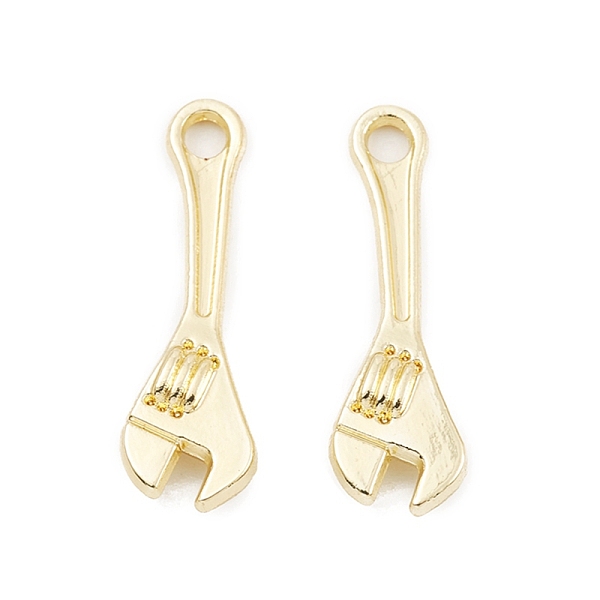 PandaHall Alloy Pendants, Long-Lasting Plated, Lead Free & Cadmium Free, Wrench, Light Gold, 24x7x2x3mm Alloy Tool
PandaHall Alloy Pendants, Long-Lasting Plated, Lead Free & Cadmium Free, Wrench, Light Gold, 24x7x2x3mm Alloy Tool