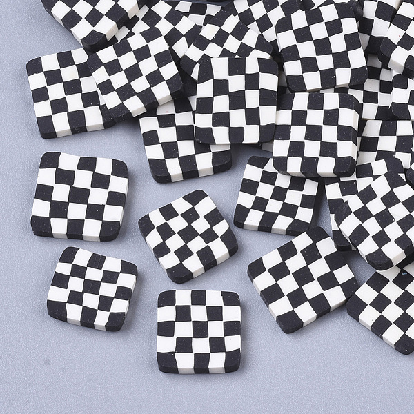 PandaHall Handmade Polymer Clay Cabochons, Black and White, Square, 9~12x9~12x1~3mm,about 5000pcs/1000g Polymer Clay Square Black
PandaHall Handmade Polymer Clay Cabochons, Black and White, Square, 9~12x9~12x1~3mm,about 5000pcs/1000g Polymer Clay Square Black