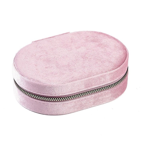 PandaHall Italian Velvet Double Layers Jewelry Set Storage Zipper Boxes, Oval Jewelry Organizer Case for Earrings, Rings, Bracelets, Pearl...
PandaHall Italian Velvet Double Layers Jewelry Set Storage Zipper Boxes, Oval Jewelry Organizer Case for Earrings, Rings, Bracelets, Pearl...