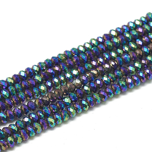 PandaHall Electroplate Glass Beads Strands, Faceted, Rondelle, Medium Purple, 2.5x1.5mm, Hole: 0.8mm, about 160~165pcs/strand, 13.78...
PandaHall Electroplate Glass Beads Strands, Faceted, Rondelle, Medium Purple, 2.5x1.5mm, Hole: 0.8mm, about 160~165pcs/strand, 13.78...