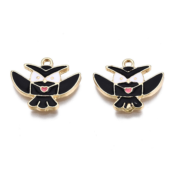 PandaHall Alloy Pendants, with Enamel, Cadmium Free & Lead Free, Light Gold, Kite, Black, 14.5x17x2mm, Hole: 1.6mm Alloy+Enamel Others Black
PandaHall Alloy Pendants, with Enamel, Cadmium Free & Lead Free, Light Gold, Kite, Black, 14.5x17x2mm, Hole: 1.6mm Alloy+Enamel Others Black