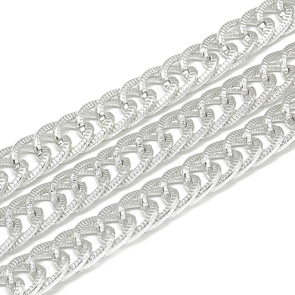 PandaHall Unwelded Aluminum Double Link Chains, Silver Color Plated, 17x11.3x2mm Aluminum Silver
PandaHall Unwelded Aluminum Double Link Chains, Silver Color Plated, 17x11.3x2mm Aluminum Silver