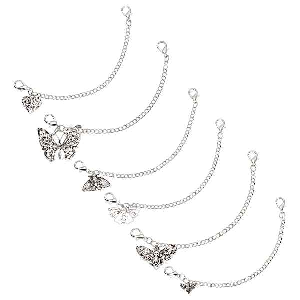 PandaHall 12Pcs 6 Style Alloy Curb Link Shoe Decoration Chain, Alloy Butterfly Pendant Boot Chain, Platinum, 207mm, 2pcs/style Alloy...
PandaHall 12Pcs 6 Style Alloy Curb Link Shoe Decoration Chain, Alloy Butterfly Pendant Boot Chain, Platinum, 207mm, 2pcs/style Alloy...