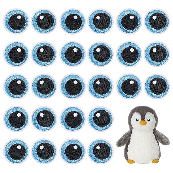 PandaHall BENECREAT Polyester Embroidery Cloth Iron on Patches, Costume Accessories, Cartoon Eyes, Sky Blue, 24x2mm, 15 pairs/box Polyester...
PandaHall BENECREAT Polyester Embroidery Cloth Iron on Patches, Costume Accessories, Cartoon Eyes, Sky Blue, 24x2mm, 15 pairs/box Polyester...