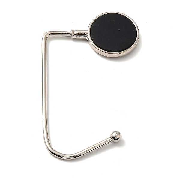 PandaHall Zinc Alloy Bag Hangers, Purse Hooks, with Thick Right Angled Hook, Round, Platinum, 9.9~11.4x7x0.4~0.7cm, Tray: 3.4cm Alloy Round
PandaHall Zinc Alloy Bag Hangers, Purse Hooks, with Thick Right Angled Hook, Round, Platinum, 9.9~11.4x7x0.4~0.7cm, Tray: 3.4cm Alloy Round