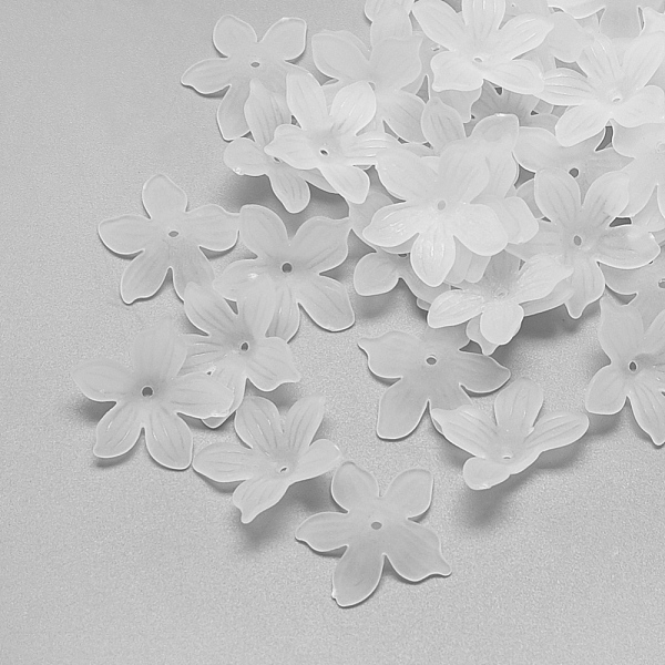 PandaHall 5-Petal Transparent Acrylic Bead Caps, Frosted, Clear, 20x21.5x4.5mm, Hole: 1.5mm Acrylic Clear
PandaHall 5-Petal Transparent Acrylic Bead Caps, Frosted, Clear, 20x21.5x4.5mm, Hole: 1.5mm Acrylic Clear