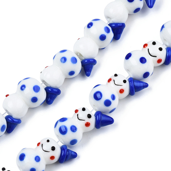 PandaHall Handmade Lampwork Beads Strands, Snowman, Blue, 22x15x13mm, Hole: 1.5mm, about 25pcs/strand, 19.29 inch(49cm) Lampwork Snowman...
PandaHall Handmade Lampwork Beads Strands, Snowman, Blue, 22x15x13mm, Hole: 1.5mm, about 25pcs/strand, 19.29 inch(49cm) Lampwork Snowman...