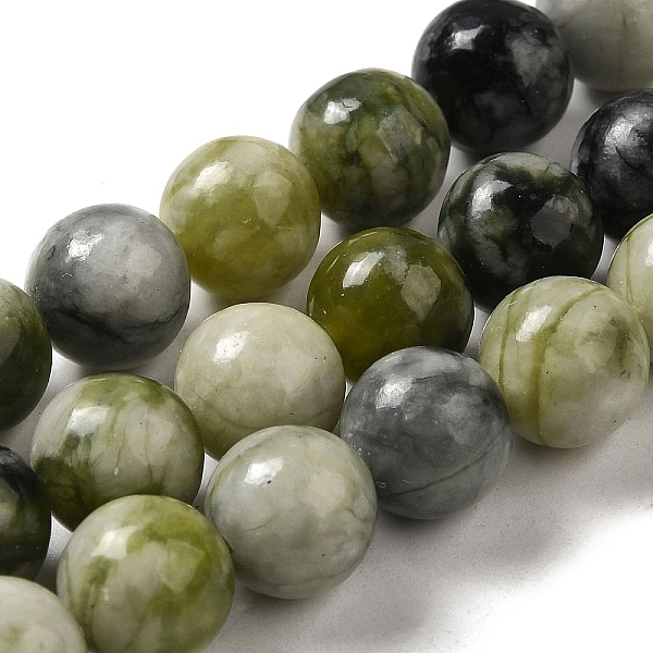 PandaHall Natural Xiuyu Jade Beads Strands, Round, 10~10.5mm, Hole: 1.5mm, about 39pcs/strand, 15.83''(40.2cm) Xiuyan Jade Round
PandaHall Natural Xiuyu Jade Beads Strands, Round, 10~10.5mm, Hole: 1.5mm, about 39pcs/strand, 15.83''(40.2cm) Xiuyan Jade Round