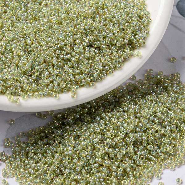 PandaHall MIYUKI Round Rocailles Beads, Japanese Seed Beads, (RR359) Pale Blue Lined Light Topaz Luster, 15/0, 1.5mm, Hole: 0.7mm, about...
PandaHall MIYUKI Round Rocailles Beads, Japanese Seed Beads, (RR359) Pale Blue Lined Light Topaz Luster, 15/0, 1.5mm, Hole: 0.7mm, about...