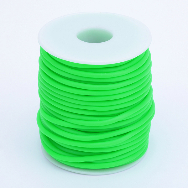 PandaHall Hollow Pipe PVC Tubular Synthetic Rubber Cord, Wrapped Around White Plastic Spool, Lime, 3mm, Hole: 1.5mm, about 27.34 yards..., Green
PandaHall Hollow Pipe PVC Tubular Synthetic Rubber Cord, Wrapped Around White Plastic Spool, Lime, 3mm, Hole: 1.5mm, about 27.34 yards..., Green