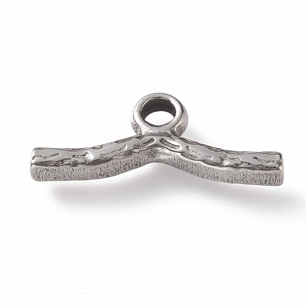PandaHall 304 Stainless Steel Toggle Clasps Parts, Textured, Bar, Stainless Steel Color, 18x6x2mm, Hole: 2mm 304 Stainless Steel Others
PandaHall 304 Stainless Steel Toggle Clasps Parts, Textured, Bar, Stainless Steel Color, 18x6x2mm, Hole: 2mm 304 Stainless Steel Others