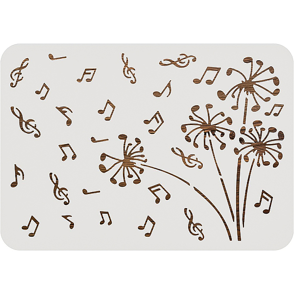 PandaHall BENECREAT Plant Themed Plastic Painting Stencils, Dandelion Musical Notes Reusable Drawing Template for Art Painting, DIY Decor...
PandaHall BENECREAT Plant Themed Plastic Painting Stencils, Dandelion Musical Notes Reusable Drawing Template for Art Painting, DIY Decor...