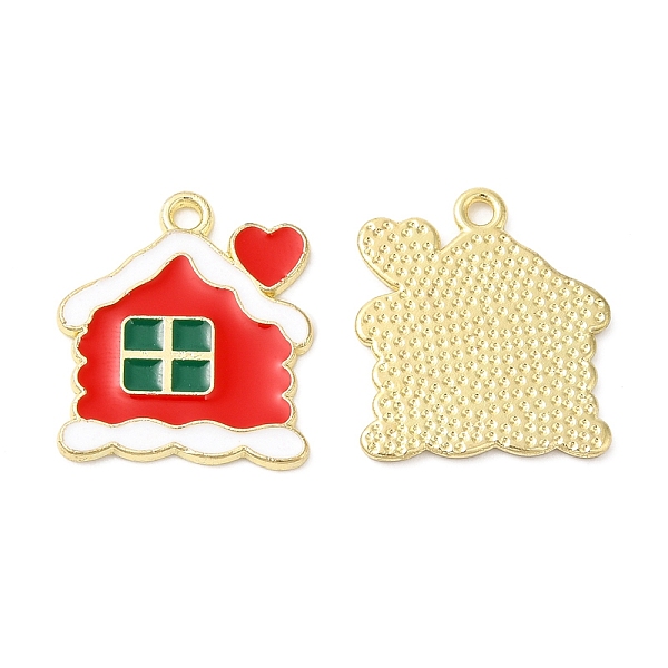 PandaHall Christmas Alloy Enamel Pendants, Golden, House, 17x15x1mm, Hole: 1.4mm Alloy+Enamel House Red
PandaHall Christmas Alloy Enamel Pendants, Golden, House, 17x15x1mm, Hole: 1.4mm Alloy+Enamel House Red
