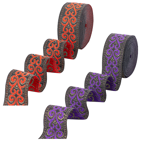 PandaHall 2Pcs 2 Colors Ethnic Style Embroidery Polyester Ribbons, Jacquard Ribbon, Tyrolean Ribbon, Garment Accessories, Flower Pattern..., Multicolor
PandaHall 2Pcs 2 Colors Ethnic Style Embroidery Polyester Ribbons, Jacquard Ribbon, Tyrolean Ribbon, Garment Accessories, Flower Pattern..., Multicolor