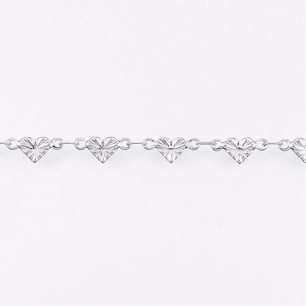 PandaHall Handmade 304 Stainless Steel Bar Link Chains, Soldered, with Spool, Heart, Stainless Steel Color, 10x5x1mm, about 32.8 Feet...
PandaHall Handmade 304 Stainless Steel Bar Link Chains, Soldered, with Spool, Heart, Stainless Steel Color, 10x5x1mm, about 32.8 Feet...