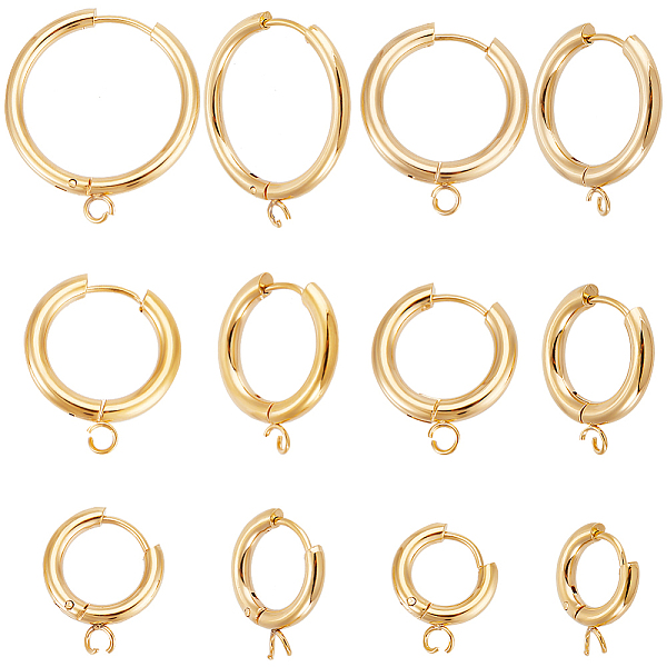 PandaHall Unicraftale 12Pcs 6 Size 201 Stainless Steel Huggie Hoop Earring Findings, with Horizontal Loop and 316 Surgical Stainless Steel...
PandaHall Unicraftale 12Pcs 6 Size 201 Stainless Steel Huggie Hoop Earring Findings, with Horizontal Loop and 316 Surgical Stainless Steel...