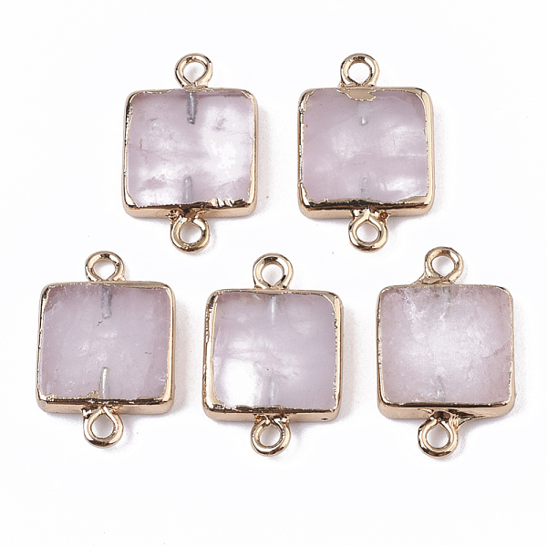 PandaHall Natural Rose Quartz Links connectors, with Edge Golden Plated Iron Loop, Square, 20~21x12.5x3mm, Hole: 1.5mm Rose Quartz Square
PandaHall Natural Rose Quartz Links connectors, with Edge Golden Plated Iron Loop, Square, 20~21x12.5x3mm, Hole: 1.5mm Rose Quartz Square