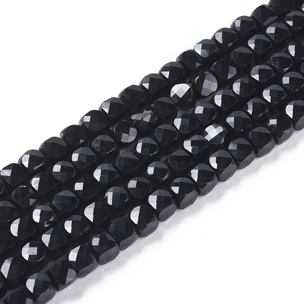 PandaHall Natural Black Tourmaline Beads Strands, Faceted, Cube, 3.5~4x3.5~4x3.5~4mm, Hole: 0.6mm, about 92~104pcs/strand, 15.35 inch~15.55...
PandaHall Natural Black Tourmaline Beads Strands, Faceted, Cube, 3.5~4x3.5~4x3.5~4mm, Hole: 0.6mm, about 92~104pcs/strand, 15.35 inch~15.55...