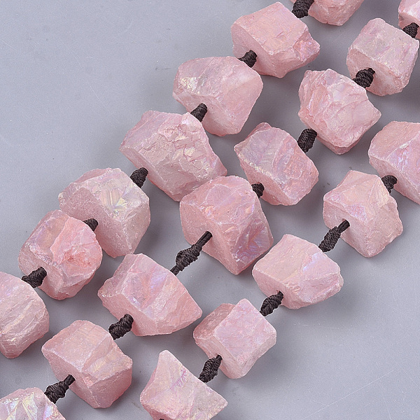 PandaHall Rough Raw Natural Quartz Crystal Beads Strands, Dyed, Nuggets, Salmon, 14~17x15~33x13~23mm, Hole: 2mm, about 15~16pcs/strand, 14.3..., Red
PandaHall Rough Raw Natural Quartz Crystal Beads Strands, Dyed, Nuggets, Salmon, 14~17x15~33x13~23mm, Hole: 2mm, about 15~16pcs/strand, 14.3..., Red