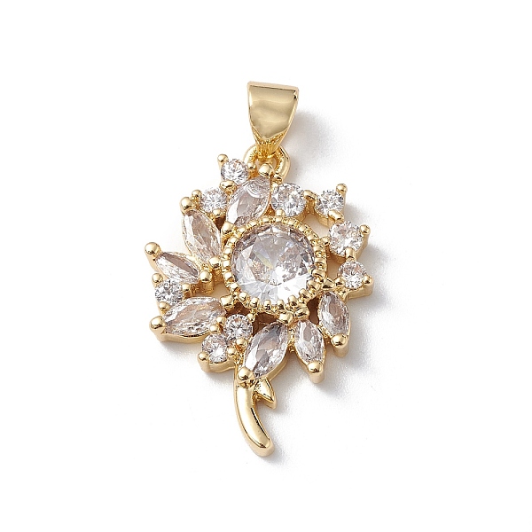 PandaHall Rack Plating Brass Micro Pave Clear Cubic Zirconia Pendants, Lead Free & Cadmium Free, Long-Lasting Plated, Flower Charm, Real 18K...
PandaHall Rack Plating Brass Micro Pave Clear Cubic Zirconia Pendants, Lead Free & Cadmium Free, Long-Lasting Plated, Flower Charm, Real 18K...