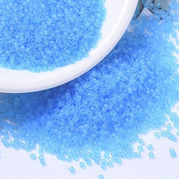 PandaHall MIYUKI Delica Beads, Cylinder, Japanese Seed Beads, 11/0, (DB1269) Matte Transparent Ocean Blue, 1.3x1.6mm, Hole: 0.8mm, about..., Cyan
PandaHall MIYUKI Delica Beads, Cylinder, Japanese Seed Beads, 11/0, (DB1269) Matte Transparent Ocean Blue, 1.3x1.6mm, Hole: 0.8mm, about..., Cyan
