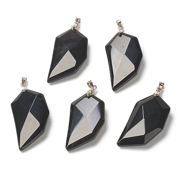 PandaHall Natural Black Agate Pendants, Lover Half Heart Stone Faceted Charms with Platinum Brass Snap on Bails, Dyed & Heated, 39x21x8.5mm...
PandaHall Natural Black Agate Pendants, Lover Half Heart Stone Faceted Charms with Platinum Brass Snap on Bails, Dyed & Heated, 39x21x8.5mm...
