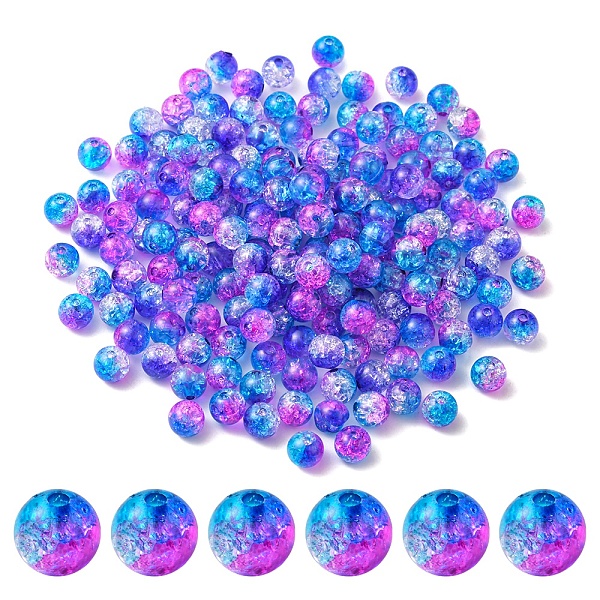 PandaHall 50G Transparent Crackle Acrylic Beads, Round, Medium Blue, 8x7.5mm, Hole: 1.8mm Acrylic Round
PandaHall 50G Transparent Crackle Acrylic Beads, Round, Medium Blue, 8x7.5mm, Hole: 1.8mm Acrylic Round