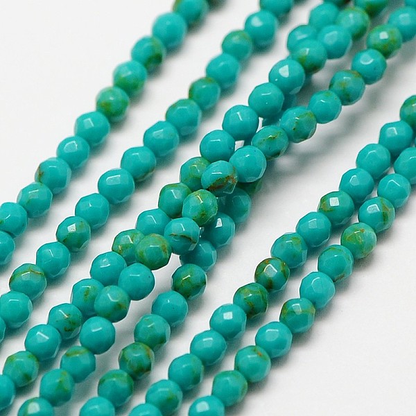 PandaHall Imported Natural Howlite Beads Strands, Faceted Round, Dyed, 2mm, Hole: 0.8mm, about 184pcs/strand, 14.5''(36.83cm) Howlite Round
PandaHall Imported Natural Howlite Beads Strands, Faceted Round, Dyed, 2mm, Hole: 0.8mm, about 184pcs/strand, 14.5''(36.83cm) Howlite Round