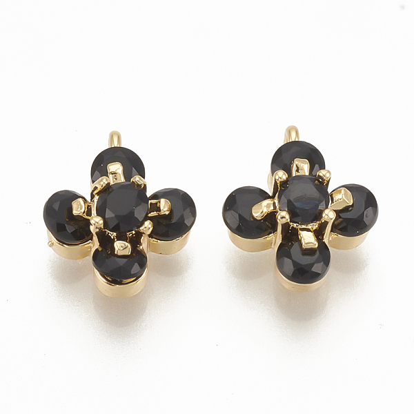 PandaHall Brass Cubic Zirconia Charms, Nickel Free, Real 18K Gold Plated, Flower, Black, 10x7.5x4mm, Hole: 1mm Brass+Cubic Zirconia Flower...
PandaHall Brass Cubic Zirconia Charms, Nickel Free, Real 18K Gold Plated, Flower, Black, 10x7.5x4mm, Hole: 1mm Brass+Cubic Zirconia Flower...