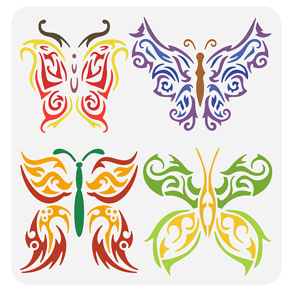 PandaHall PET Hollow Out Drawing Painting Stencils, for DIY Scrapbook, Photo Album, Butterfly, 30x30cm Plastic Butterfly
PandaHall PET Hollow Out Drawing Painting Stencils, for DIY Scrapbook, Photo Album, Butterfly, 30x30cm Plastic Butterfly