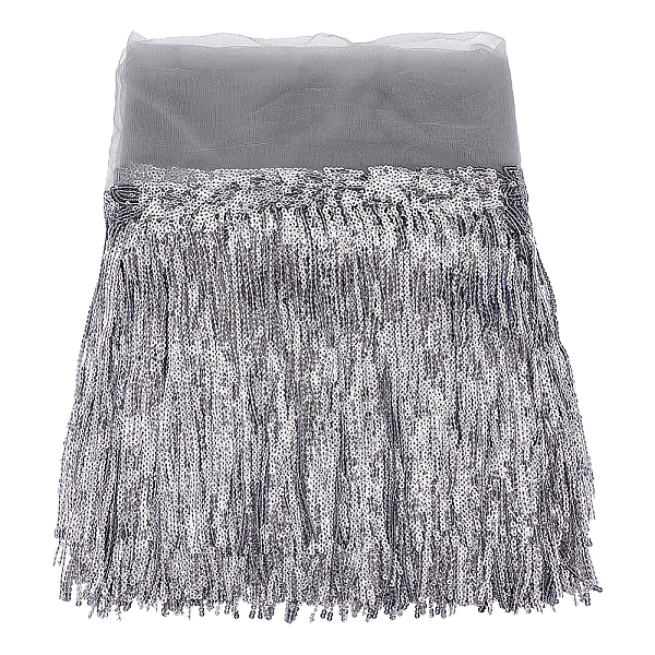 PandaHall Sequin Tassel Trimming, Gray, 250mm, tassel: about 180mm Polyester Gray
PandaHall Sequin Tassel Trimming, Gray, 250mm, tassel: about 180mm Polyester Gray
