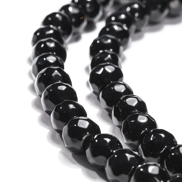 PandaHall Black Stone Beads Strands, Dyed, Faceted(64 Facets), Round, 6mm, Hole: 1mm, about 61pcs/strand, 15 inch Black Stone Round Black
PandaHall Black Stone Beads Strands, Dyed, Faceted(64 Facets), Round, 6mm, Hole: 1mm, about 61pcs/strand, 15 inch Black Stone Round Black