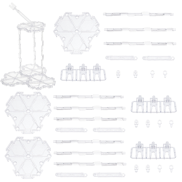 PandaHall AHADERMAKER 4 Sets DIY Adjustable Action Figure Holder Display Stand Base Set, for HG1/144 Model, Clear, 93x100x6mm, Hole: 4.5mm...
PandaHall AHADERMAKER 4 Sets DIY Adjustable Action Figure Holder Display Stand Base Set, for HG1/144 Model, Clear, 93x100x6mm, Hole: 4.5mm...