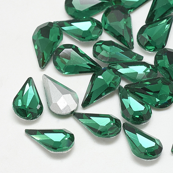 PandaHall Pointed Back Glass Rhinestone Cabochons, Back Plated, Faceted, teardrop, Med.Emerald, 8x5x3mm Glass Rhinestone Teardrop Green
PandaHall Pointed Back Glass Rhinestone Cabochons, Back Plated, Faceted, teardrop, Med.Emerald, 8x5x3mm Glass Rhinestone Teardrop Green
