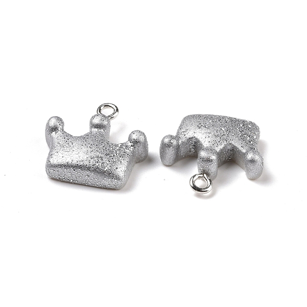 PandaHall Opaque Resin Pendants, with Glitter Powder and Platinum Tone Iron Loops, Crown Charm, Silver, 18x18x5.5mm, Hole: 2mm Iron+Resin...
PandaHall Opaque Resin Pendants, with Glitter Powder and Platinum Tone Iron Loops, Crown Charm, Silver, 18x18x5.5mm, Hole: 2mm Iron+Resin...