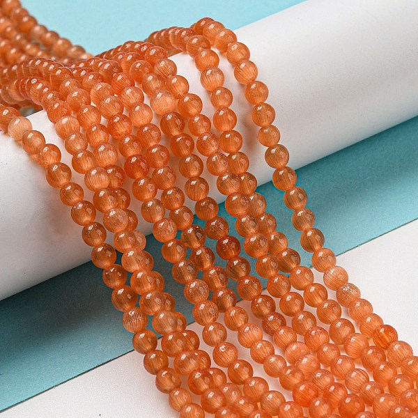 PandaHall Cat Eye Beads Strands, Round, Coral, 4mm, Hole: 0.7mm, about 100~105pcs/strand, 14.37~14.69 inch(36.5~37.3cm) Glass Round Red
PandaHall Cat Eye Beads Strands, Round, Coral, 4mm, Hole: 0.7mm, about 100~105pcs/strand, 14.37~14.69 inch(36.5~37.3cm) Glass Round Red