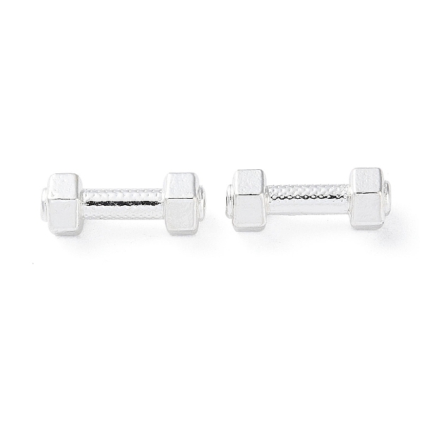 PandaHall Alloy Beads, Long-Lasting Plated, Dumbbell, Silver, 17x6.5x6mm, Hole: 1.9mm Alloy Others
PandaHall Alloy Beads, Long-Lasting Plated, Dumbbell, Silver, 17x6.5x6mm, Hole: 1.9mm Alloy Others
