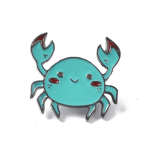 PandaHall Animal Enamel Pins, Electrophoresis Black Alloy Cartoon Brooch for Backpack Clothes, Crab, 27x28.5x1.8mm Alloy+Enamel Crab
PandaHall Animal Enamel Pins, Electrophoresis Black Alloy Cartoon Brooch for Backpack Clothes, Crab, 27x28.5x1.8mm Alloy+Enamel Crab