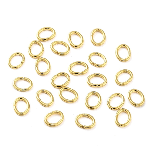 PandaHall 304 Stainless Steel Jump Rings, Closed Jump Rings, Oval, Real 18K Gold Plated, 4x5x0.7mm, Inner Diameter: 2.5x3.5mm 304 Stainless...
PandaHall 304 Stainless Steel Jump Rings, Closed Jump Rings, Oval, Real 18K Gold Plated, 4x5x0.7mm, Inner Diameter: 2.5x3.5mm 304 Stainless...