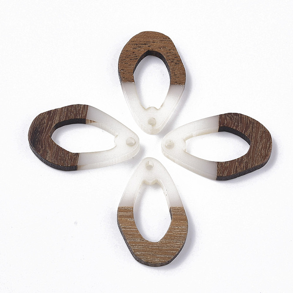 PandaHall Resin & Walnut Wood Pendants, Teardrop, WhiteSmoke, 28x17.5x3mm, Hole: 1.8mm Resin+Wood Teardrop White
PandaHall Resin & Walnut Wood Pendants, Teardrop, WhiteSmoke, 28x17.5x3mm, Hole: 1.8mm Resin+Wood Teardrop White