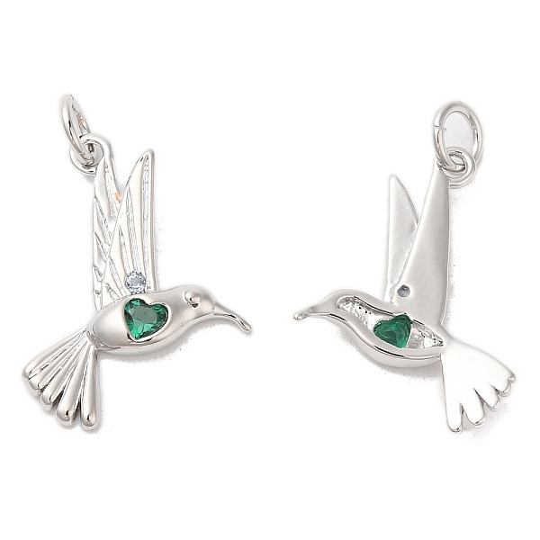 PandaHall Brass & Glass & Cubic Zirconia Pendants, Pigeon Charm, Real Platinum Plated, 18x17x2mm, Hole: 3mm Brass+Cubic Zirconia Pigeon..., Green
PandaHall Brass & Glass & Cubic Zirconia Pendants, Pigeon Charm, Real Platinum Plated, 18x17x2mm, Hole: 3mm Brass+Cubic Zirconia Pigeon..., Green